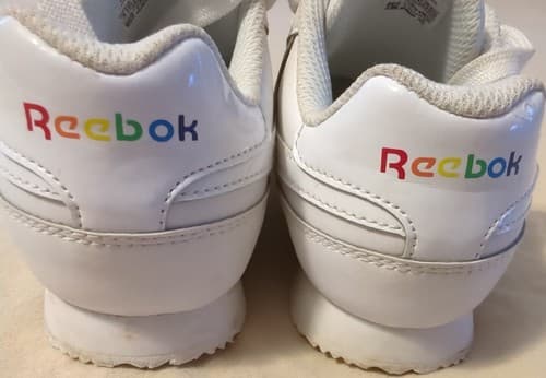 Kids Size 3 Sneakers Reebok Royal Classic Jogger White FV1534 - Thumbnail 5
