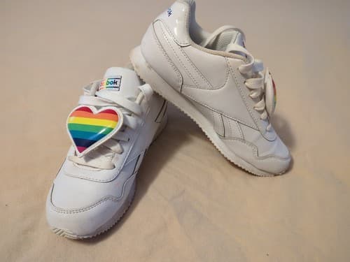 Kids Size 3 Sneakers Reebok Royal Classic Jogger White FV1534 - Thumbnail 3