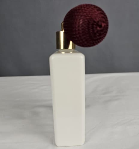 Jasco Perfume bottle Glass Made in Taiwan Clean Nice Pink Lily - Thumbnail 4