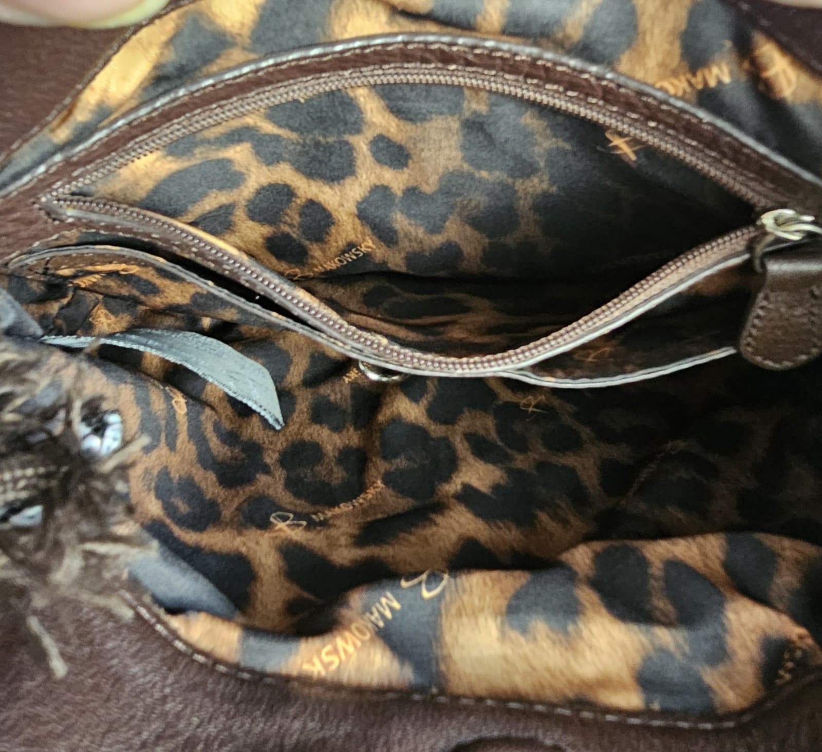 B. Makowsky Durango Soft Pebble Brown Leather Convertible Crossbody Shoulder Bag - Thumbnail 9