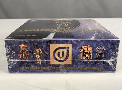 Super Rare THE CREATORS UNIVERSE TRADING CARDS FACTORY SEALED BOX (36-PACKS) - Thumbnail 2