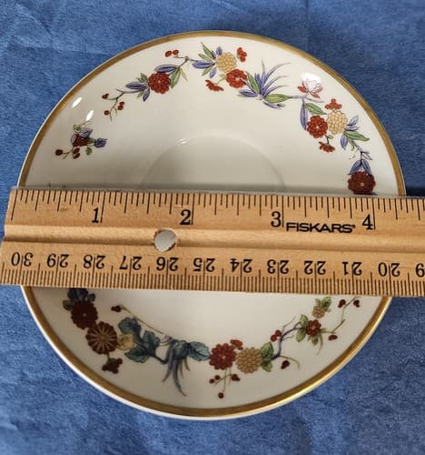 Vista Alegre Demitasse Cup & Saucer Rock Garden VIA110 Porcelain From Portugal - Thumbnail 3