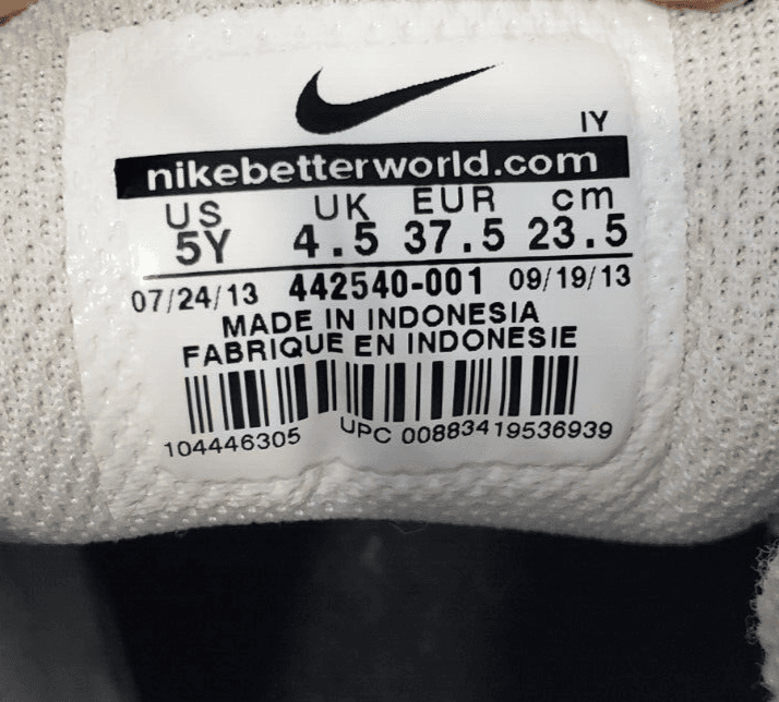 Nike Sneakers Skate Kids Size 5 Youth Mavrk 2 442540-001 Black White US Size 5Y - Thumbnail 5