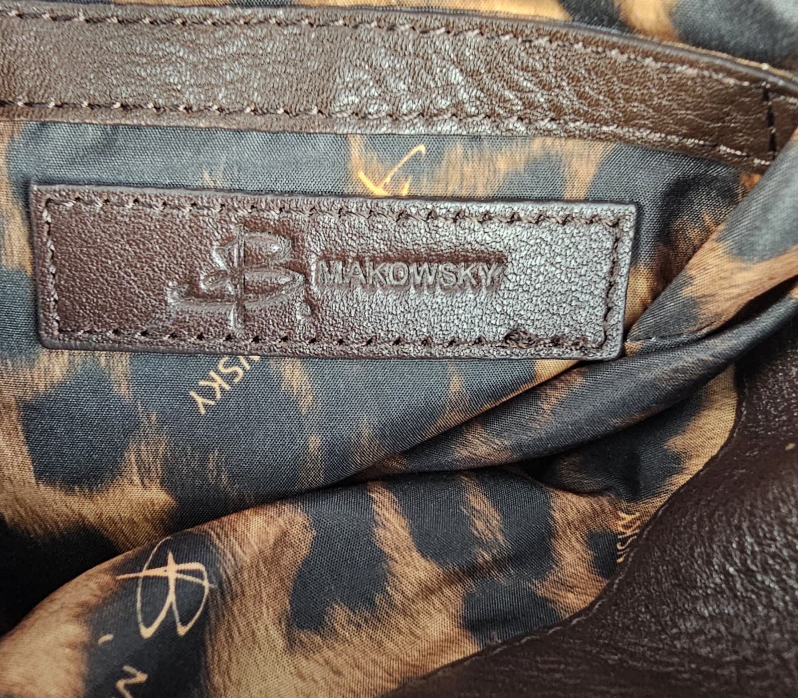 B. Makowsky Durango Soft Pebble Brown Leather Convertible Crossbody Shoulder Bag - Thumbnail 11