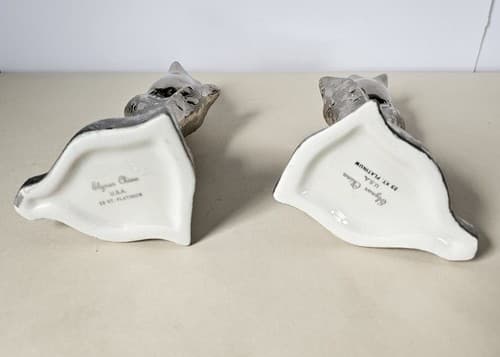 Elynor 23k Platinum Rosebud Vase candle holder Weeping Beautiful Set Of 2 USA - Thumbnail 5