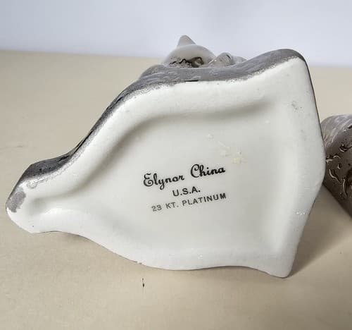Elynor 23k Platinum Rosebud Vase candle holder Weeping Beautiful Set Of 2 USA - Thumbnail 4