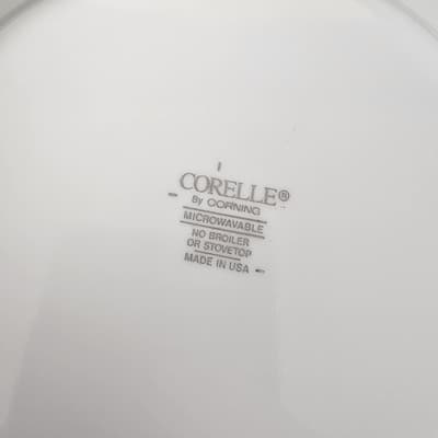 Vintage Corelle Sun Garden 7 1/8"D Salad Dessert Plate Preowned Yellow Floral - Thumbnail 3