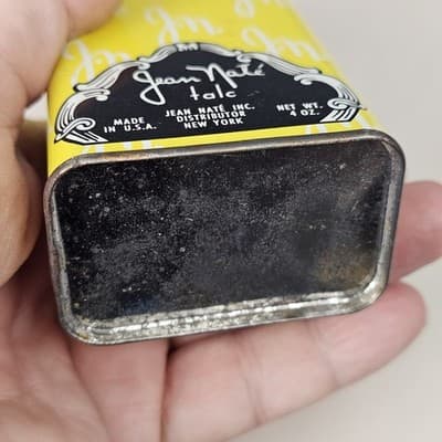 Vintage Jean Nate Talc Powder Tin 4oz USA 1950s No. 60 - Thumbnail 10