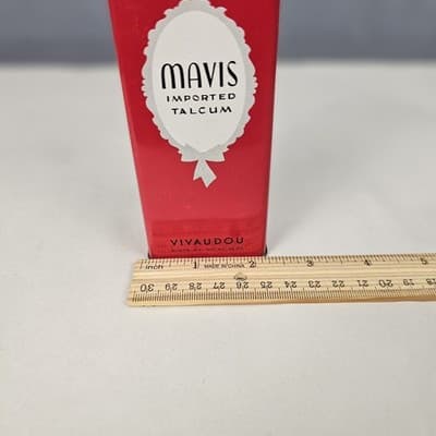 Vintage Mavis Talcum Vivaudou Tin 3.25 oz - Thumbnail 12