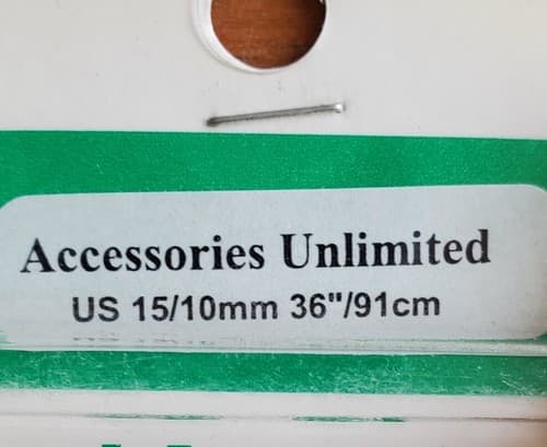 KA circular knitting needles set US15 36", 10mm 91cm Bamboo - Thumbnail 4