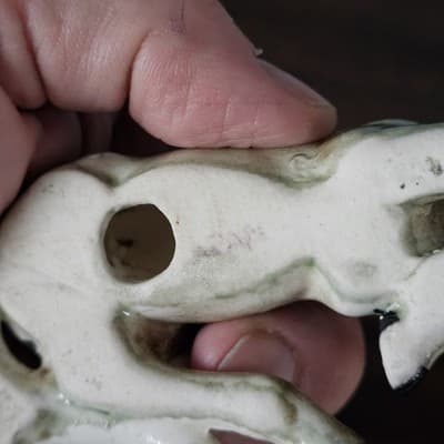 Vintage Dark Bay Foal Horse Figurine Lying Down Bone China? Japan - Thumbnail 6