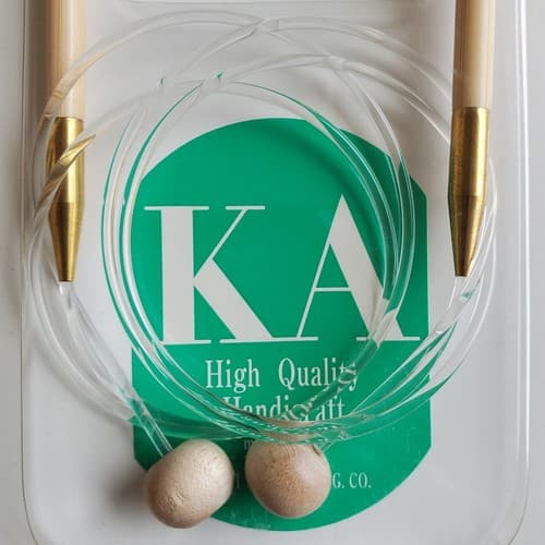 KA SP Flex knitting needles set US9 20", 5.5mm 50cm Bamboo - Thumbnail 3