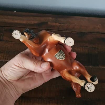Vintage Original Arnart Creation Horse Figurine Bay w White Socks Porcelain - Thumbnail 8