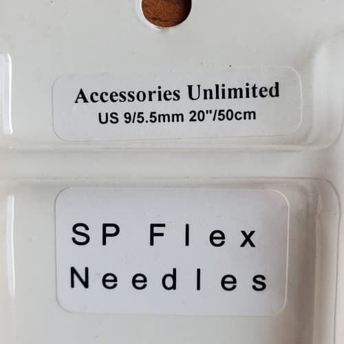 KA SP Flex knitting needles set US9 20", 5.5mm 50cm Bamboo - Thumbnail 2