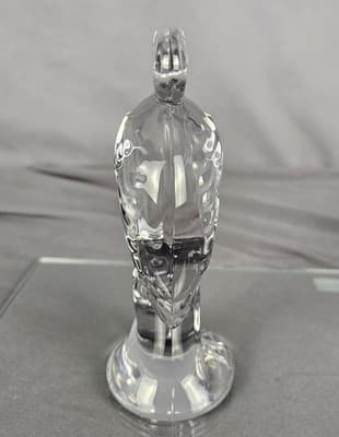 Duncan Glass Crystal Heron Figurine Bird 6-3/4" Pall Mall Sculptured Glass 1930s - Thumbnail 4