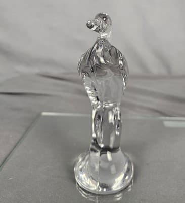 Duncan Glass Crystal Heron Figurine Bird 6-3/4" Pall Mall Sculptured Glass 1930s - Thumbnail 5