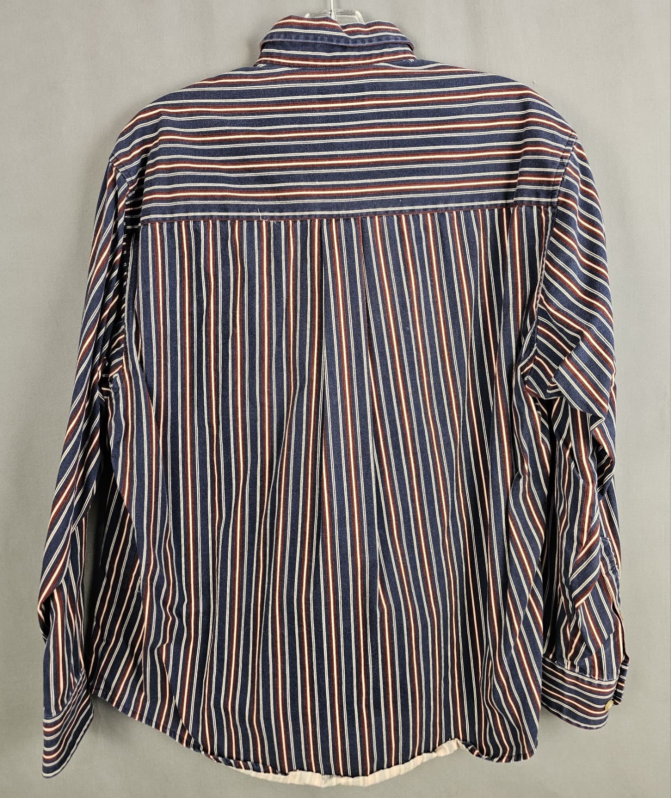 Natural Issue Mens Dress/Casual Shirt, M, Stripe Long Sleeve, Wrinkle Free - Thumbnail 5