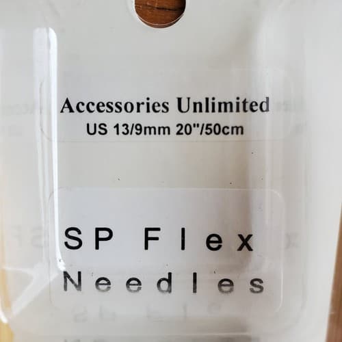 KA SP Flex knitting needles set US13 20", 9mm 50cm Bamboo - Thumbnail 2
