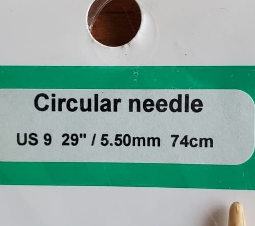 KA circular knitting needles set US9 29", 5.5mm 74cm Bamboo - Thumbnail 2
