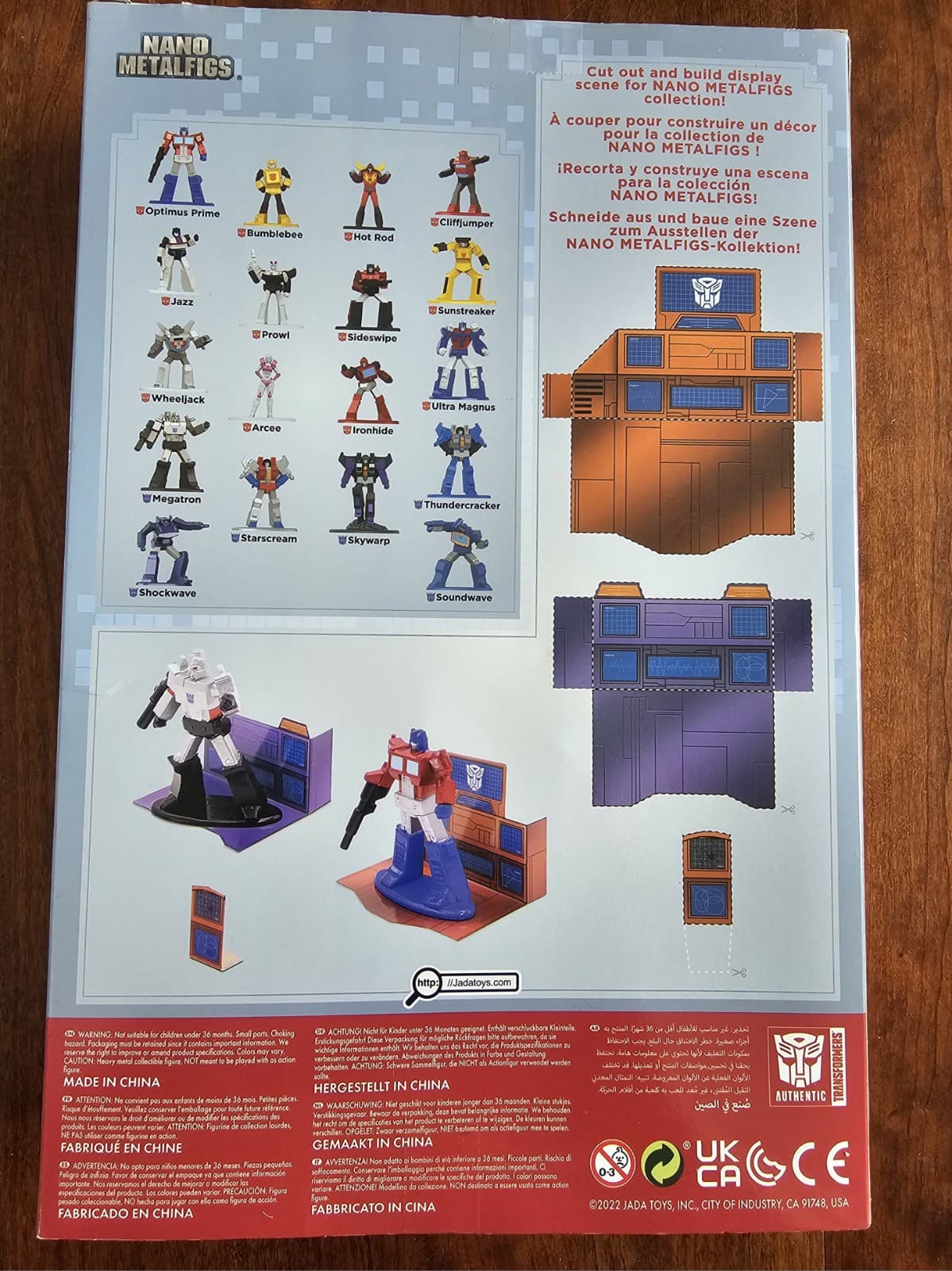 Transformers 18PK Metal Figures Jada Nano Metalfigs NEW in Box Authentic Hasbro - Thumbnail 2