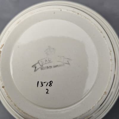 Vintage Sadler Cream and Gold Striped Teapot #1378 - Thumbnail 11