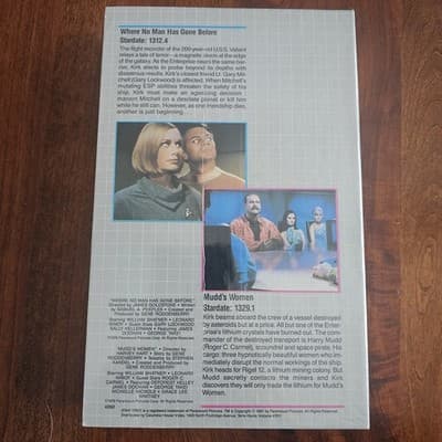 Star Trek: Where No Man Has Gone Before/Mudd's Women (VHS) Collectors Ed. SEALED - Thumbnail 3