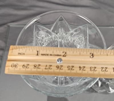Vintage Cris D'arques Durand Crystal Pompano Tulip Water Goblets Set Of 2 - Thumbnail 8