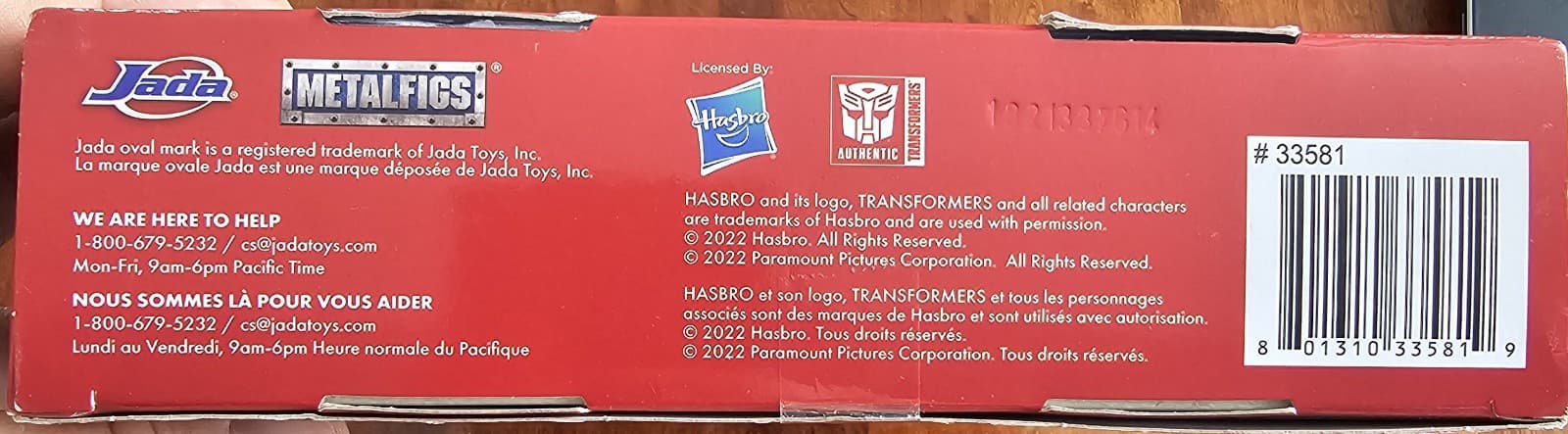 Transformers 18PK Metal Figures Jada Nano Metalfigs NEW in Box Authentic Hasbro - Thumbnail 3
