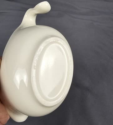 Vintage Taylor Smith Heritage Celadon Green Cream & Sugar Bowl w/ Lid - Thumbnail 7