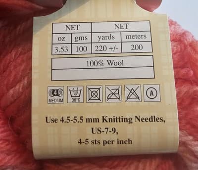 Universal Yarns Deluxe Worsted Tones Orange Mix 100% Wool 220 Yd 100gr US7-9 - Thumbnail 3