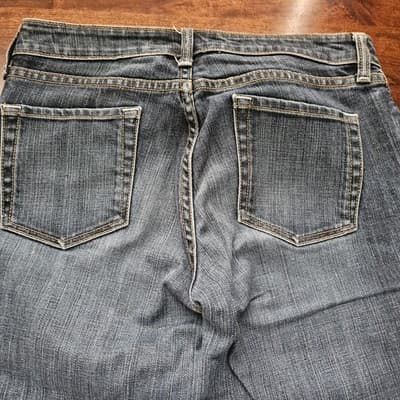 Banana Republic Jeans Womens 6 Blue Urban Bootcut Stretch Dark Wash Denim Pants - Thumbnail 5