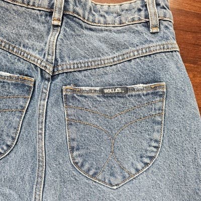 Rolla's Elle Jeans Size 25 Super High Rise Relaxed Womens Medium Wash - Thumbnail 5