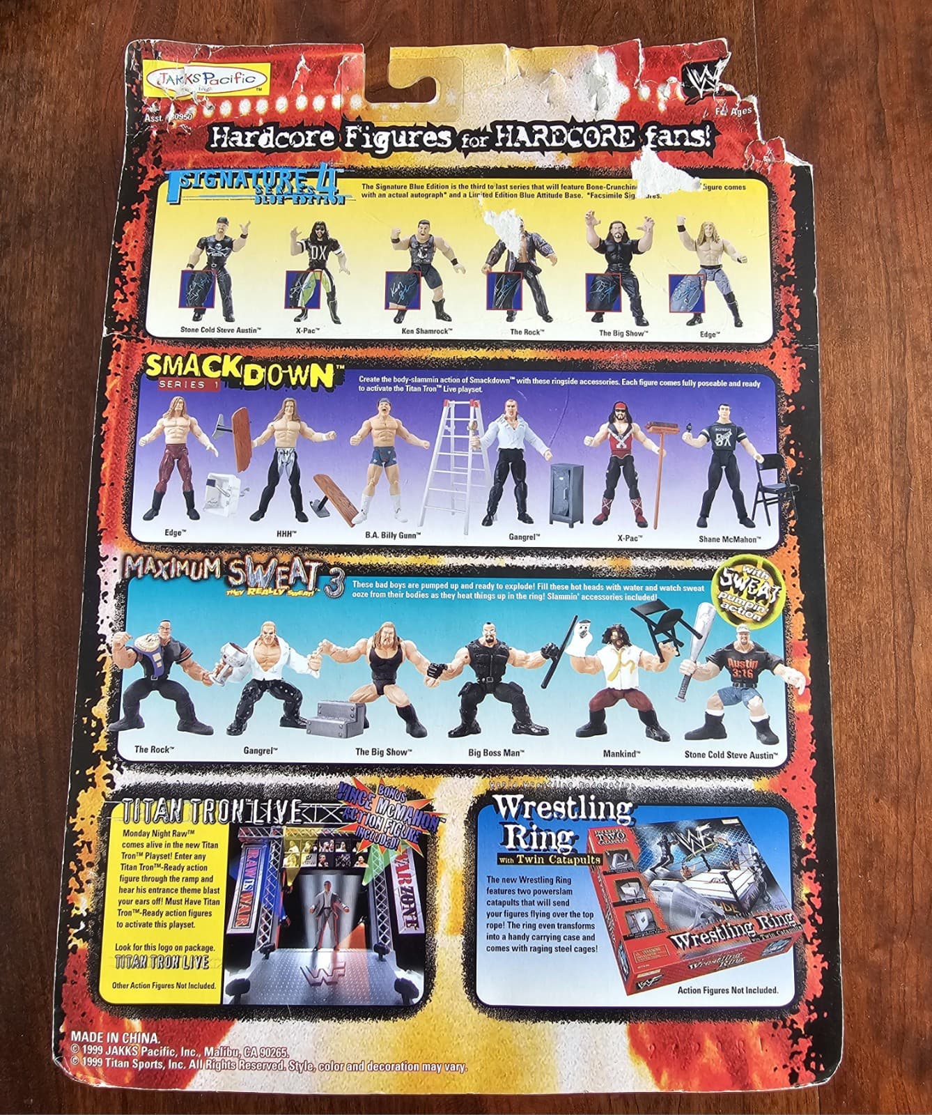 WWF WWE The Rock Wrestling Figure Survivor Series Titan Tron Live Unopened 1999 - Thumbnail 2