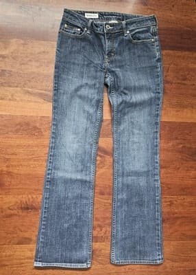 Banana Republic Jeans Womens 6 Blue Urban Bootcut Stretch Dark Wash Denim Pants - Thumbnail 2