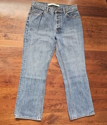 VTG 90s Y2K GAP Jeans Womens 10 A Blue Bootcut Button Fly Denim Faded Light Wash - Thumbnail 2