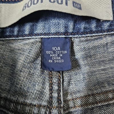 VTG 90s Y2K GAP Jeans Womens 10 A Blue Bootcut Button Fly Denim Faded Light Wash - Thumbnail 8