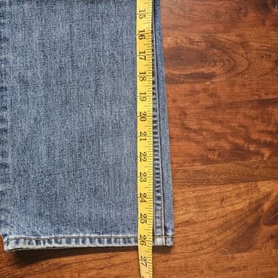 VTG 90s Y2K GAP Jeans Womens 10 A Blue Bootcut Button Fly Denim Faded Light Wash - Thumbnail 12