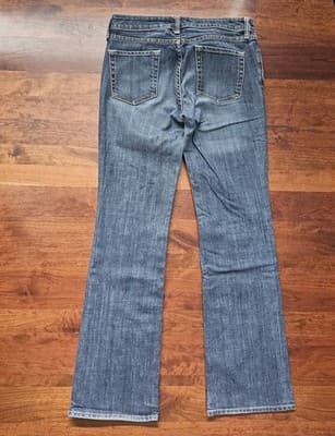Banana Republic Jeans Womens 6 Blue Urban Bootcut Stretch Dark Wash Denim Pants - Thumbnail 3