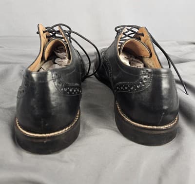 Florsheim 11588-001 Mens 10D Black Leather Lace up Wingtip Oxford - Thumbnail 5