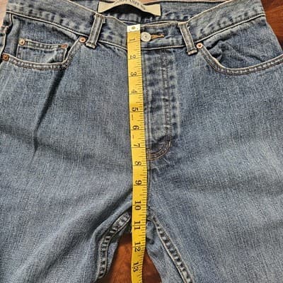 VTG 90s Y2K GAP Jeans Womens 10 A Blue Bootcut Button Fly Denim Faded Light Wash - Thumbnail 13