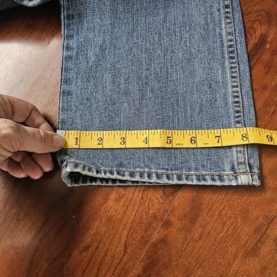 VTG 90s Y2K GAP Jeans Womens 10 A Blue Bootcut Button Fly Denim Faded Light Wash - Thumbnail 14