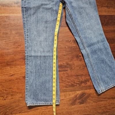 VTG 90s Y2K GAP Jeans Womens 10 A Blue Bootcut Button Fly Denim Faded Light Wash - Thumbnail 11