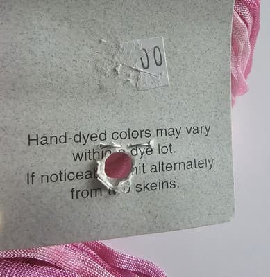 Interlacements New York 200 Pink Yarn Hand Dyed 2 color Pink Alp Dazzle 200yd - Thumbnail 4