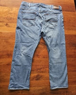 Mens 42x32 Lee Modern Series Jeans Blue Med. Wash Relaxed Fit Bootcut - Thumbnail 4