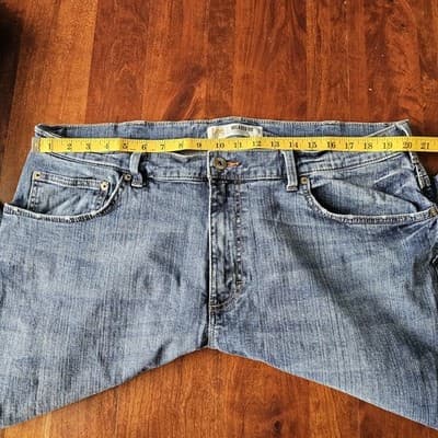 Mens 42x32 Lee Modern Series Jeans Blue Med. Wash Relaxed Fit Bootcut - Thumbnail 9