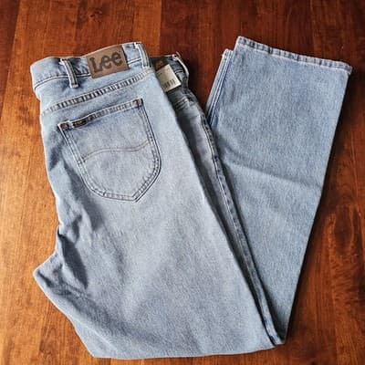 Lee Men's Regular Fit Bootcut Jeans - NEW 42 x 32 Zip/Button Closure 5-Pocket - Thumbnail 13