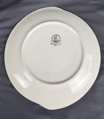 Edwin M Knowles China Dinner Plate 9.25" Vintage Golden Wheat - Thumbnail 5