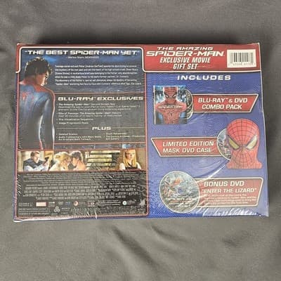 The Amazing Spider-Man Movie Gift Set Blue-Ray DVD Mask DVD Case & Bonus Disk - Thumbnail 2