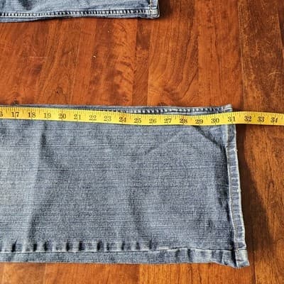 Mens 42x32 Lee Modern Series Jeans Blue Med. Wash Relaxed Fit Bootcut - Thumbnail 6