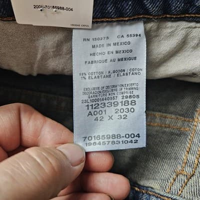 Lee Men's Regular Fit Bootcut Jeans Blue NEW 42 x 32 Zip/Button Closure 5-Pocket - Thumbnail 12